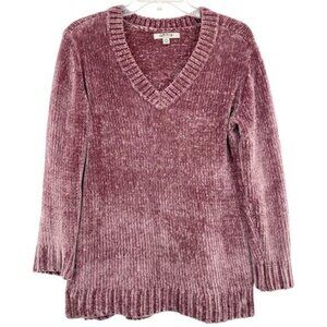 Orvis Women’s Chenille Tunic Pullover V-Neck Sweater